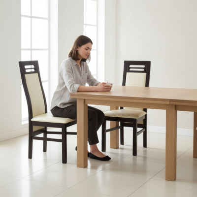 Designer chair, armchair, upholstered chairs, textile seat, dining living room, upholstered.