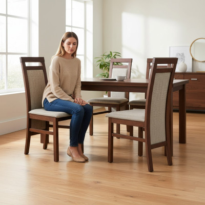 Upholstered chair, chairs, dining chair, office chair, chair, classic armchair new K75!