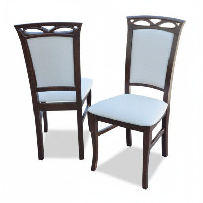 Solid wood chair, dining room chair, designer textile wood chair, chairs, dining room chairs
