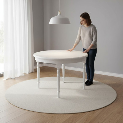 Design dining table wood tables dining room furniture round solid wood tables modern new
