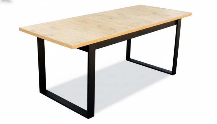 Dining table, table, dining room, office, living room, tables, wood design, 160cm extendable