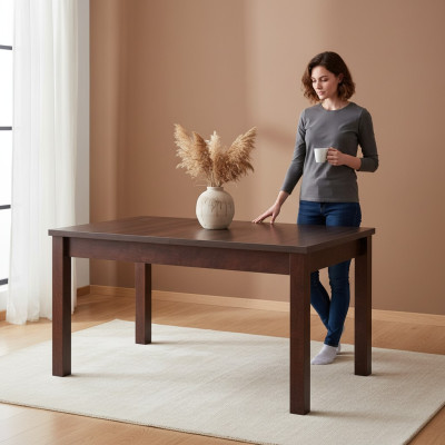 Dining table table dining room living room wood design luxury modern 80x140/180 new