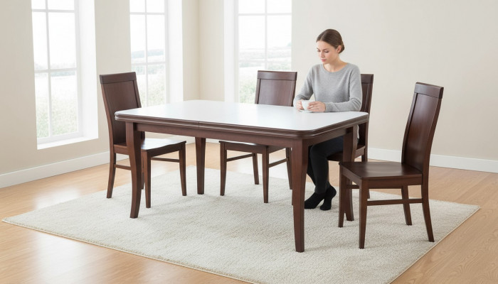 Designer luxury dining table conference tables luxury furniture dining room wood 90x160/200