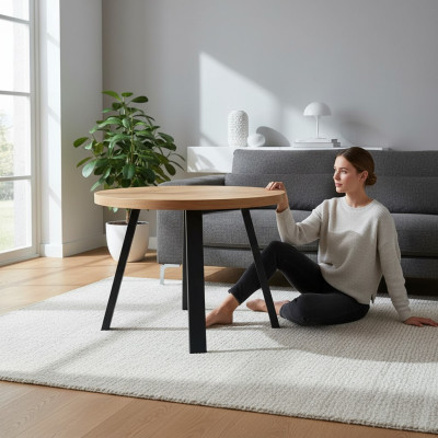 Big Design Conference Table Wooden Table Tables Meeting Dining Room Table 100x100/200 !