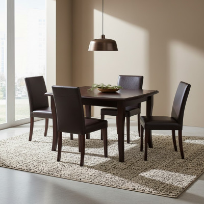 Dining Table Wooden Table Solid Wood Furniture Meeting Dining Room Table 100x100/250cm New