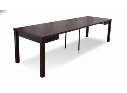 Luxury wooden dining room table design dining table wooden furniture 100x100/250cm