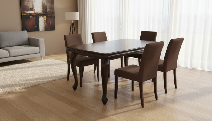 Wooden Table Dining Table Wood Tables Dining Room Furniture Solid Wood 90x170/250cm New