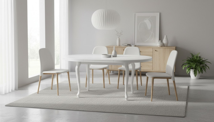 Table dining table wood design wooden table living tables dining room 100x100/140cm furniture