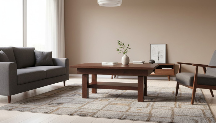 Dining table table, dining room, living room, wood design, chairs S37 80x130/170cm furniture