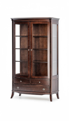Living Room Furniture Classic Display Cabinet Wood Glass Glass Cabinet Wardrobe Cabinets New
