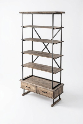 Design regal living room cabinets stainless steel shelves bookshelf