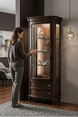 Classic display cabinet sideboards showcases glass cabinet wardrobe bookcase new