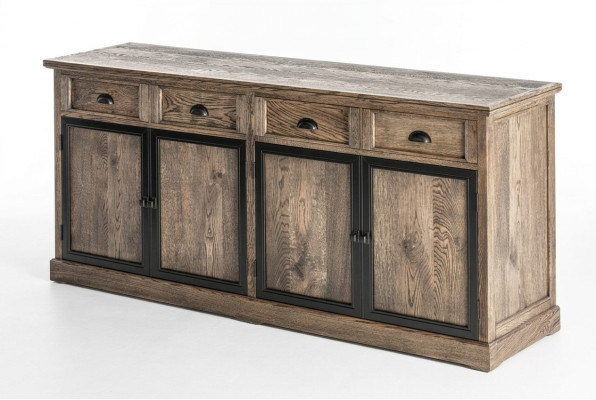 Designer dresser side low board cabinet living room shelf wood luxury