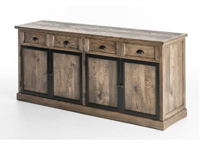 Designer dresser side low board cabinet living room shelf wood luxury