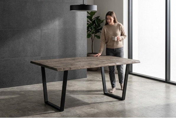 Couch table wood sofa rectangular designer tables Italian side table 110x70cm