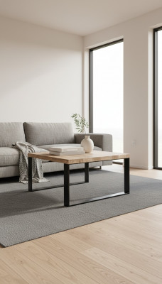 Coffee table sofa table sofa tables side table living room furniture wood 70x45 loft