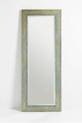 Classic wall mirror with wooden frame, mirror furniture 180x90, hanging mirror for living room.