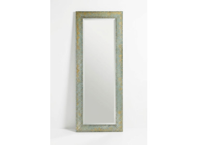 Classic wall mirror with wooden frame, mirror furniture 180x90, hanging mirror for living room.
