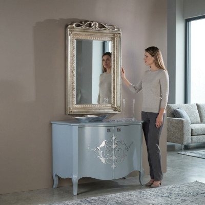 Classic wall mirror wooden frame mirror furniture new 90x135 glass frame wall