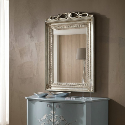 Classic wall mirror wooden frame mirror furniture new 90x135 glass frame wall