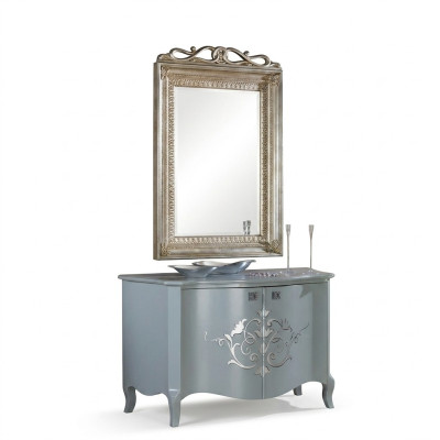 Classic wall mirror wooden frame mirror furniture new 90x135 glass frame wall