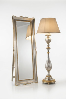 Classic designer mirror, large wall mirror, retro baroque rococo hanging mirror