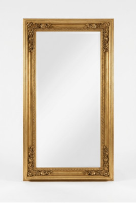 Modern large mirror wall mirror real wood frame hanging mirror luxury furniture new