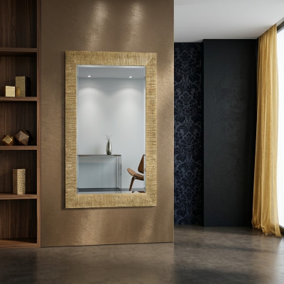 Classic Large Mirror Wall Mirror Real Wood Frame Hanging Mirror Baroque New