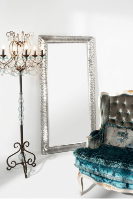 Mirror wall mirror designed hallway living room bathroom wood glass design SP7690 hanging
