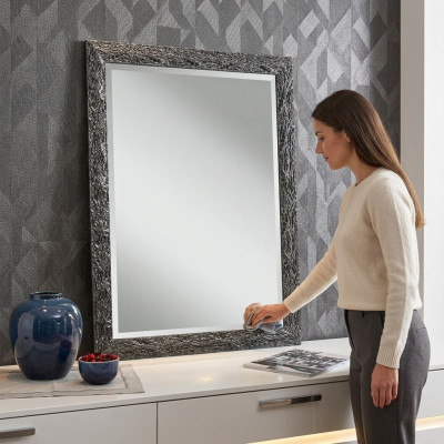 Mirror wall mirror hallway mirror bathroom hallway wood decoration wall little mirror new