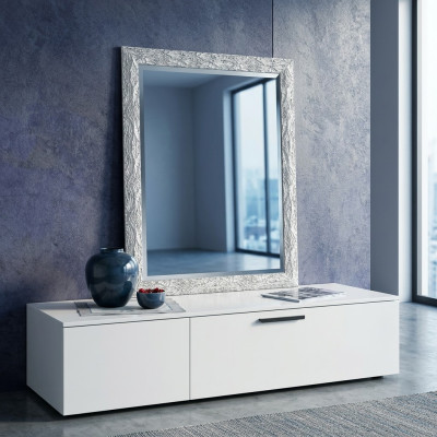 Mirror wall mirror designer hallway living room bathroom wood glass design furniture new