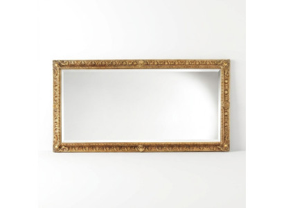 Wall mirror wooden frame mirror frame design Rococo Baroque living room furniture new