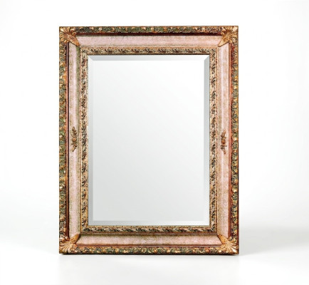 Classic wall mirror, wooden frame, mirror, furniture 94x184 design, baroque, rococo, new.