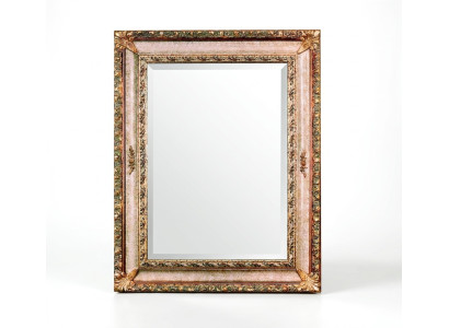 Classic wall mirror, wooden frame, mirror, furniture 94x184 design, baroque, rococo, new.