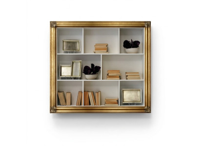 Wall shelf shelf bookcase bookshelf living room wall luxury