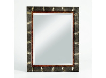 Modern large wall mirror, real framed mirror, wood hanging mirror, luxury furniture