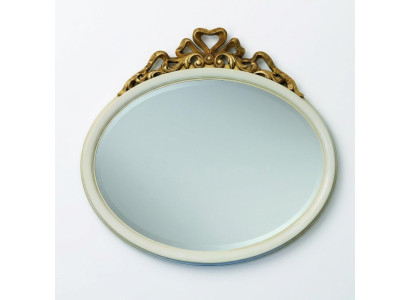 Hall mirror mirror wall mirror bathroom round wood wall decoration little mirror baroque