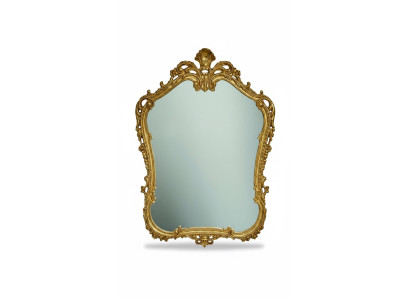 Mirror Wall Mirror Baroque Rococo Hallway Living Room Bathroom Wood Glass Design SP7560
