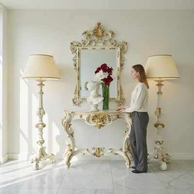 Console table console dressing tables table consoles secretary mirror