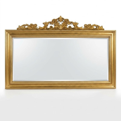Mirror wooden frame large wall mirror luxury classical designer baroque rococo wood