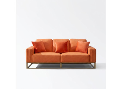 Three-seater couch upholstery leather sofa 3 seater couches wood modern style sofas