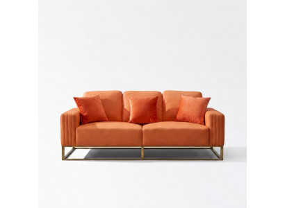 Three-seater couch upholstery leather sofa 3 seater couches wood modern style sofas