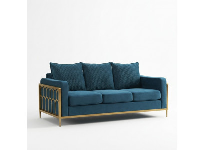 Three-seater couch, upholstered design sofa, modern seating decor, sofas, room furniture