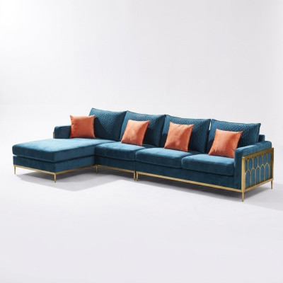 Sectional sofa gray fabric L-shaped sofa couch couch design upholstery textile modern