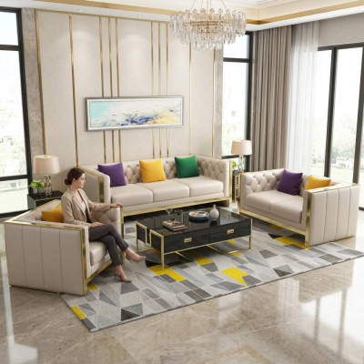 Sofa Suite 3+2+1 Seater Set Design Sofa Upholstered Couches Couch Modern Luxury