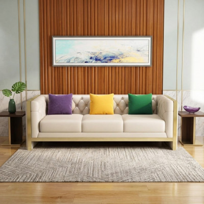 Sofa Design Sofas Upholstery Couches Fabric Relax Modern Three-Seater New