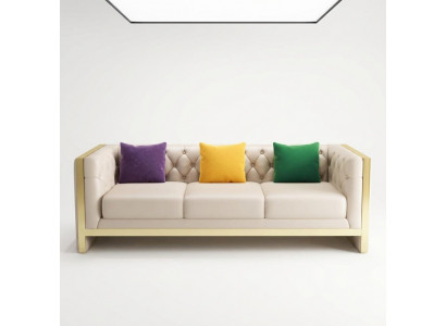 Sofa Design Sofas Upholstery Couches Fabric Relax Modern Three-Seater New