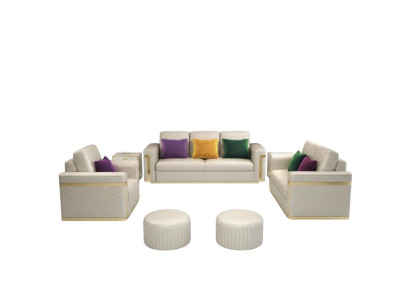 Luxury Mega Class 3+2 Seater Genuine Handcrafted Couches Upholstered Sofas
