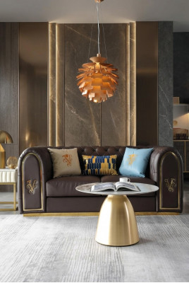Three-seater design sofa 3-seater relax sofas upholstered couch seating Chesterfield new
