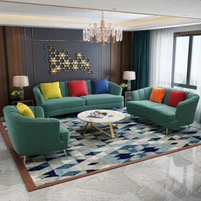 Complete Set Sofa Suite 3+2+1 Seater Design Sofa Couch Living Room Landscape